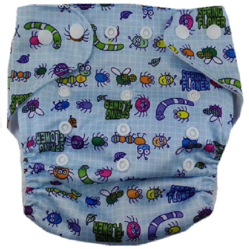 Reusable Baby Cloth Diapers Pocket Washable And Waterproof Newborn Baby's Nappy Covers Fraldas Depano 0-12M  KF001