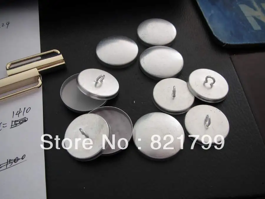 

54L fabric cloth component aluminium cap white back metal with shanke wholesale