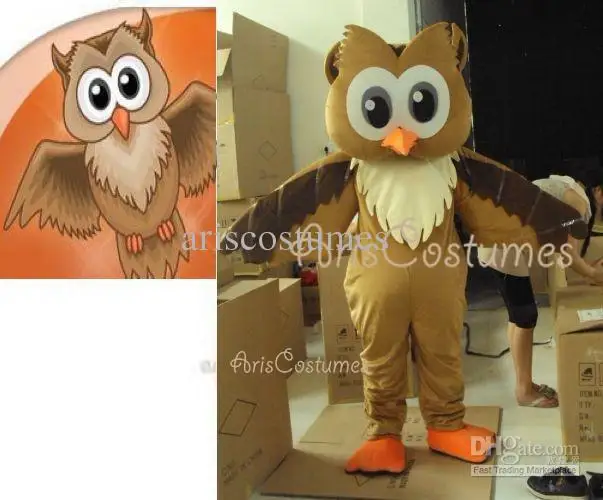 owl mascot costume adult costume party dress animal outfit