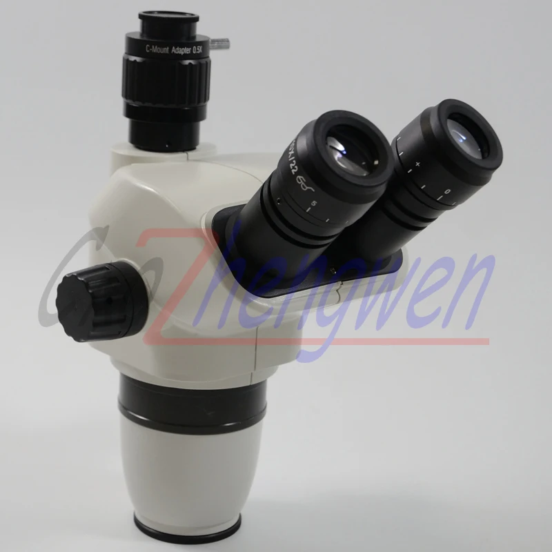 FYSCOPE 3.35X-90X ! DOUBLE BOOM STAND TRINOCULAR SIMUL FOCAL HEAD INSPECT STEREO ZOOM MICROSCOPE+5M USB CAMERA