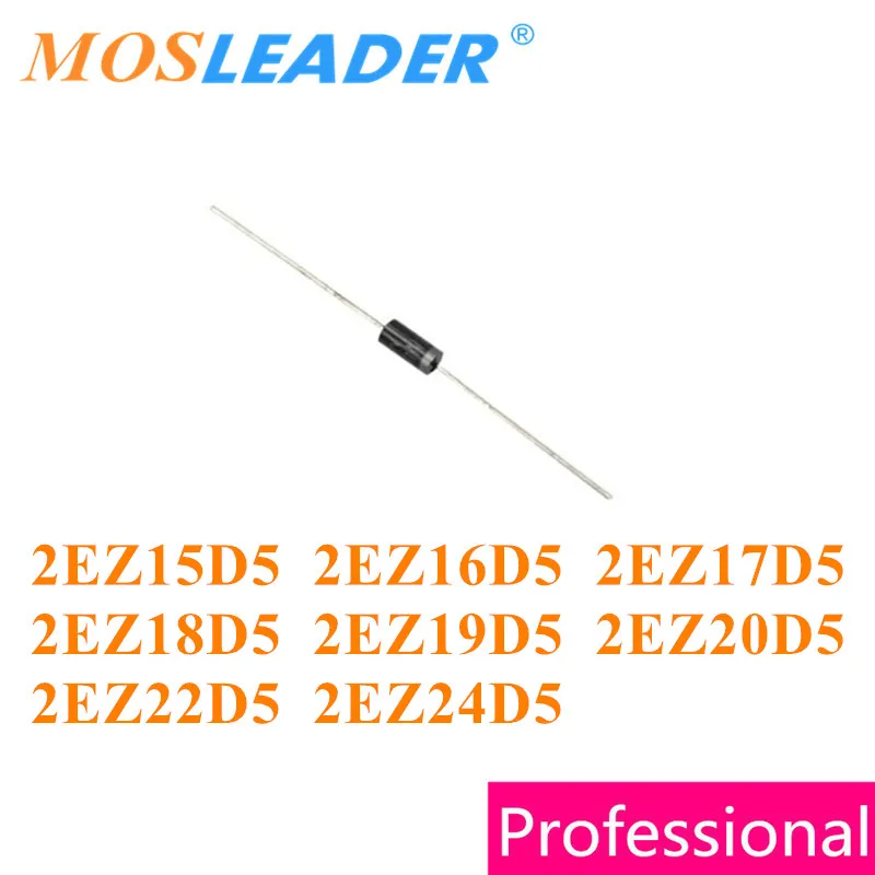 Mosleader 3000pcs DO41 2W 2EZ15D5 15V 2EZ16D5 16V 2EZ17D5 17V 2EZ18D5 18V 2EZ19D5 19V 2EZ20D5 20V 2EZ22D5 22V 2EZ24D5 24V