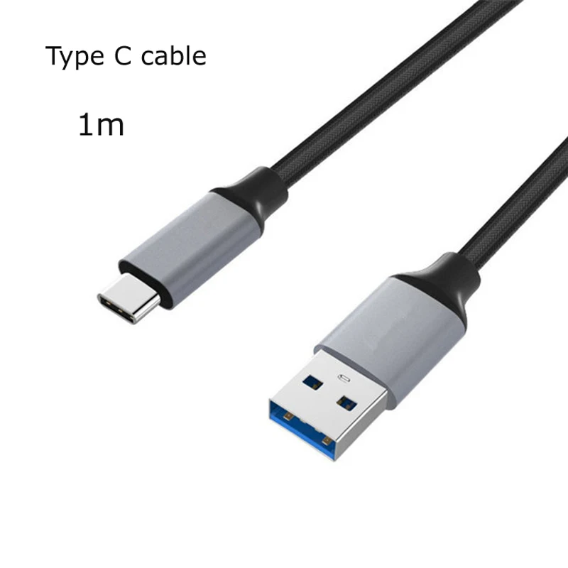 Nylon Braided USB C Cable for huawei samsung xiaomi google moto phones mobile charging Line Type-C Charger Adapter