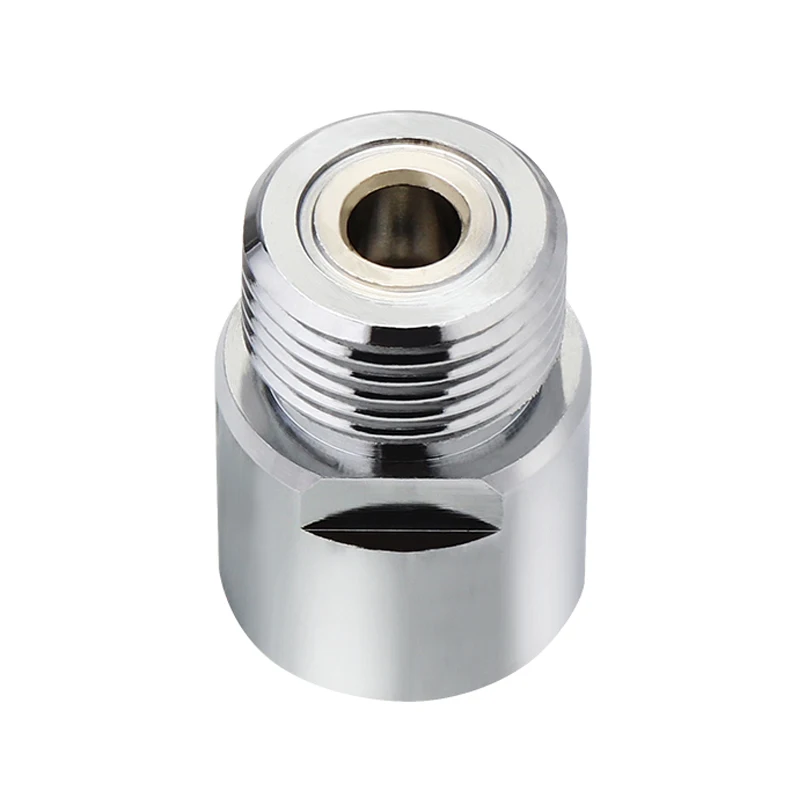 Co2 Cylinder Adapter,Soda Water Bottle Adapter T21-4 convert to W21.8 Regulator Home Brewing Beer Keg Connector Accessories