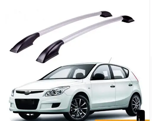 

FUWAYDA length 1.3m car STICKERS Roof Rack Boxes Side Rails Bars Luggage Carrier A Set For Hyundai I30 2009 2010 2011 2012 2013