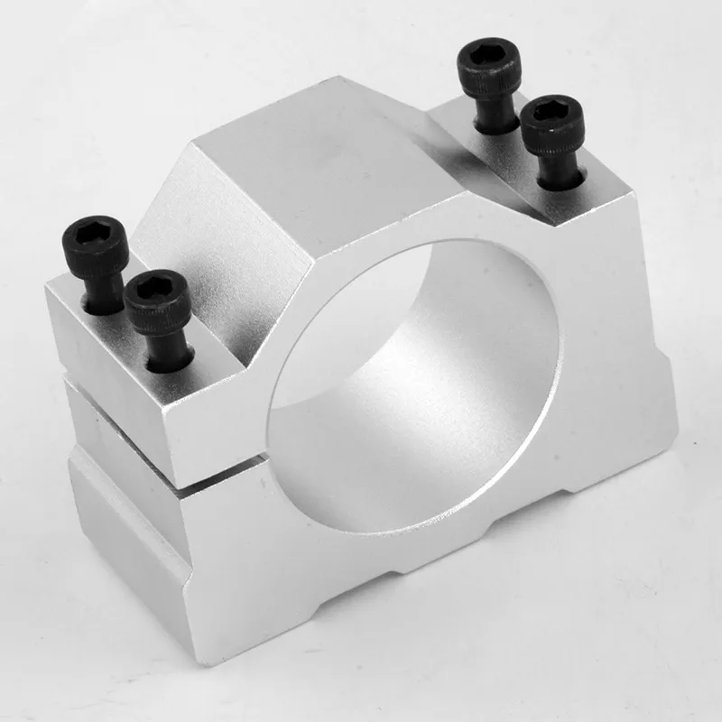 NEW Spindle Motor Brackets 52mm diameter cast aluminium bracket clamp for CNC engraving 400w 300w spindle 52mm clamps of spindle