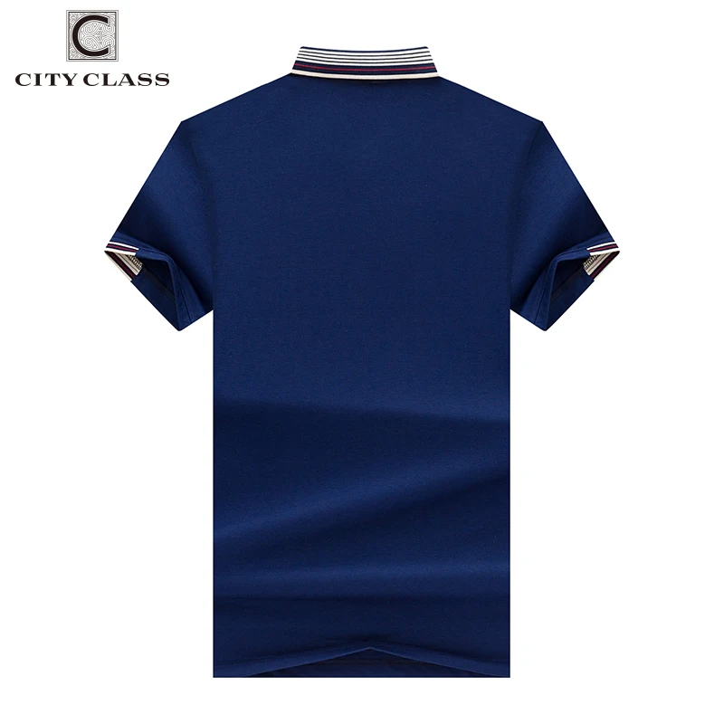 CITY CLASS New Mens Polo Shirt Three color options Short Sleeve breathable Business Fashion Casual Male polo shirt 17189