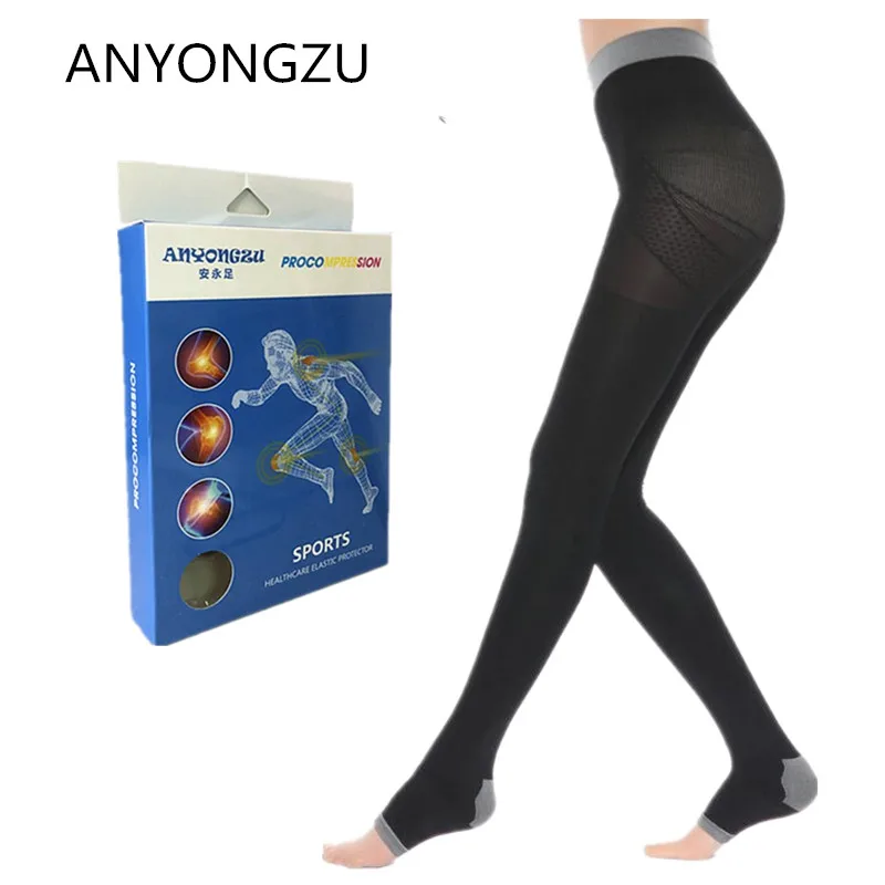 ANYONGZU 420D Long Professional Multifunction Night Sleeping Pantyhose Shaping Leg Promote Blood Circulation Medical Stocking