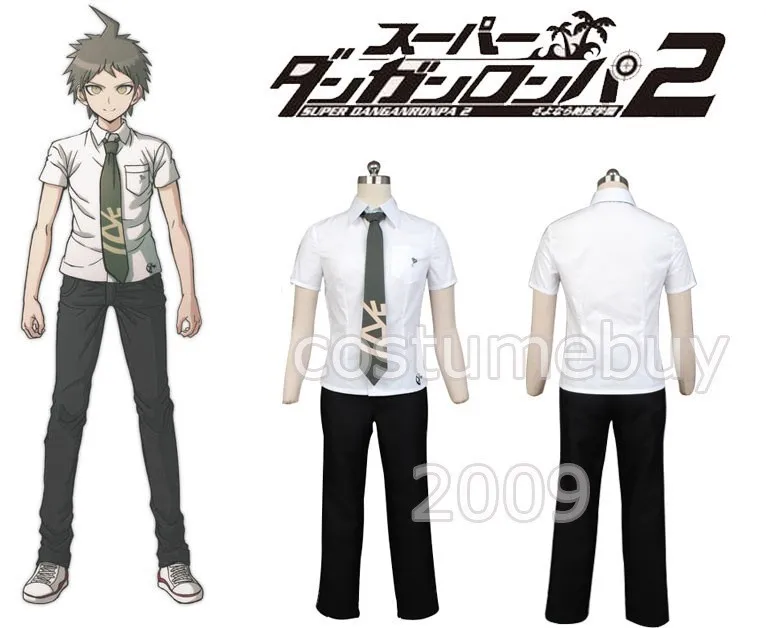 

Super Dangan Ronpa 2 Danganronpa Hajime Hinata Cosplay Costume Outfit