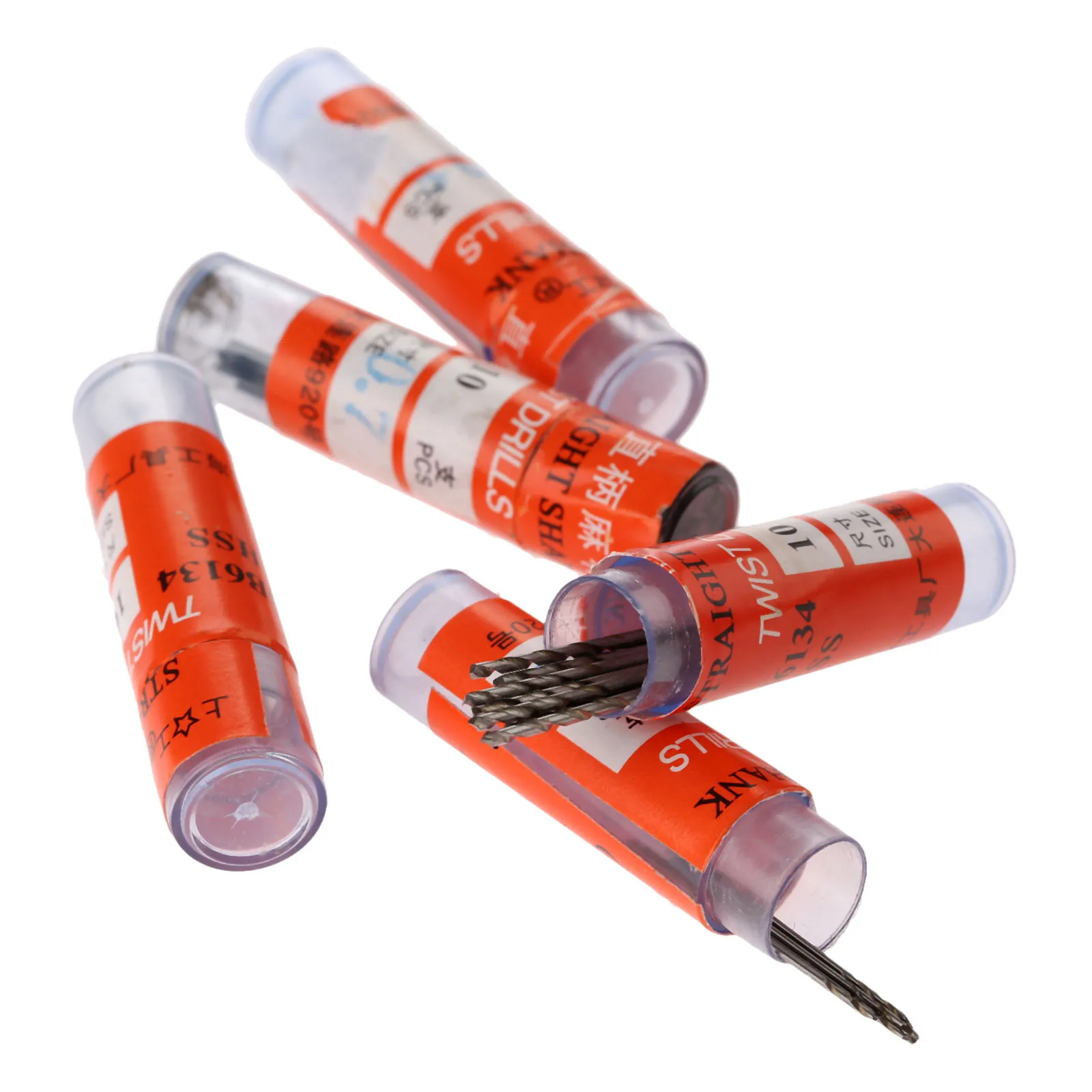 50 pçs torção broca bits hss conjunto de broca 0.5/0.6/0.7/0.8/1mm micro haste reta perfuração de madeira brocas elétricas ferramenta para trabalhar madeira