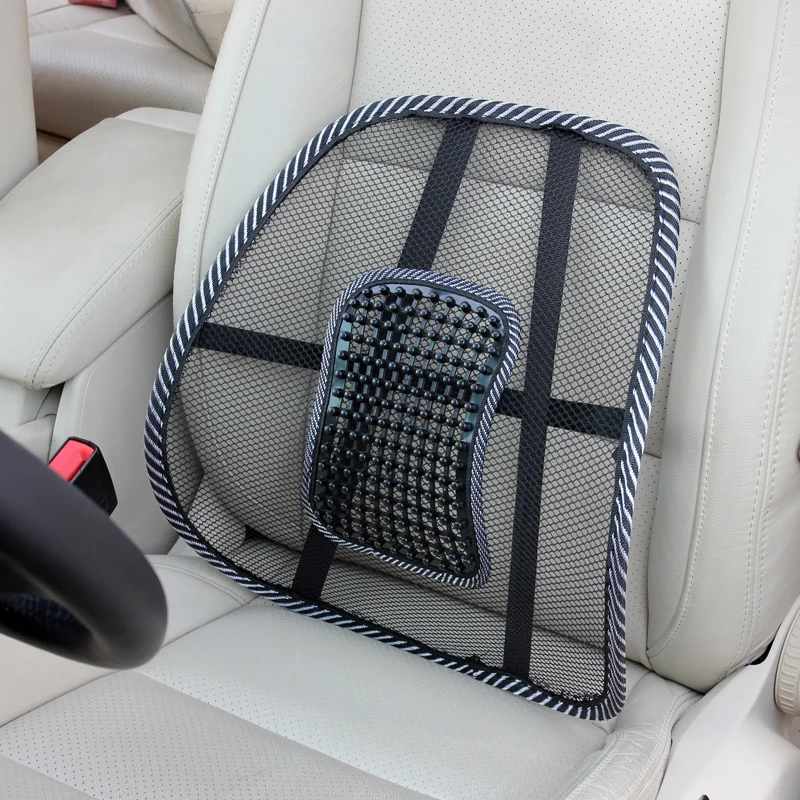 Office Chair Seat Covers Car Mesh Breathable Massage Seat Back Support Car Seat Cushion Lumbar Support Cushion Lumbar Pillow