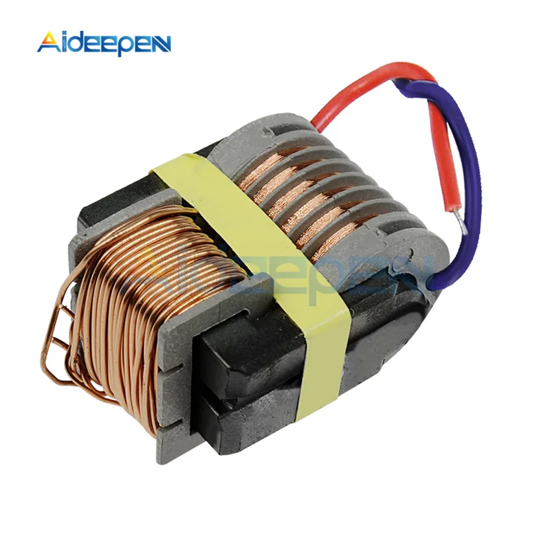 وحدة محول فولطية عالية التردد 12 فولت 15KV تيار مستمر ، مولد مقوس لفائف الفولتية ، مقوي مهايئ طاقة مهايئ
