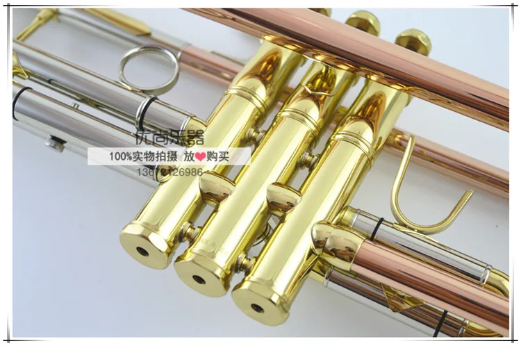 2017 American Bach trumpet instrument LT180S-39 B flat phosphor bronze trumpet beginner Grading professional