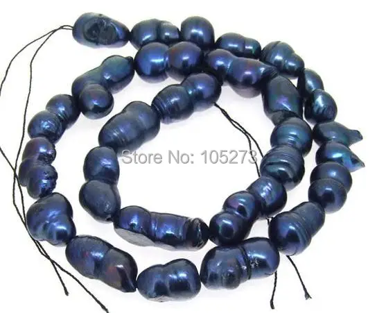 

Loose Pearl Jewelry Blue Freshwater Cultured Pearl 8x20mm Gem Loose Beads Strand