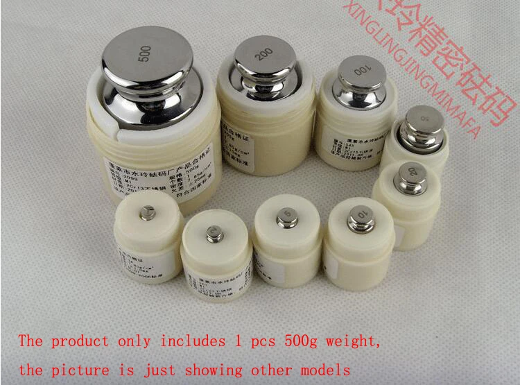 

F1 Grade 1 pcs 500g 304 Stainless Steel Digital Scale Calibration Weights With calibration check, precision Packed