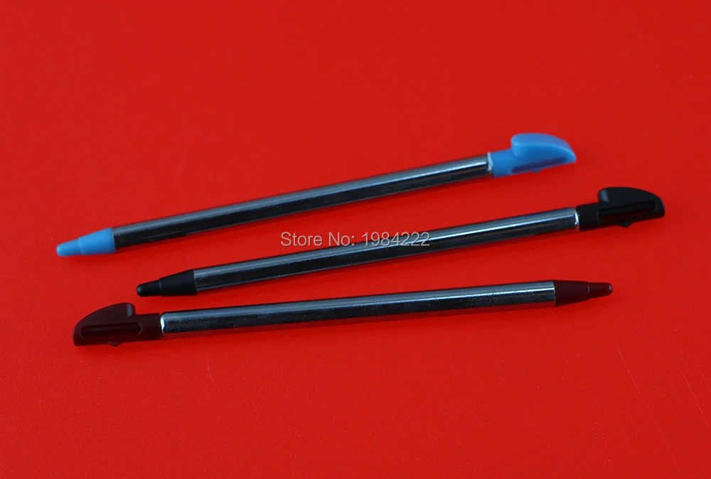 OCGAME Mais Novo Universal de Metal Retrátil Stylus Pen Touch Screen Para 3DS Para 3 3DSXL/LL 5 pçs/lote