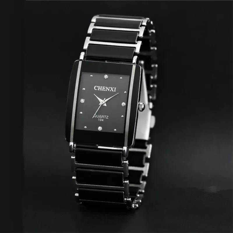 Top Luxury Brand Chenxi Watch Fashion Rectangle Watches Mens Watches Womens Watches Lovers Watches Quartz horloge mannen