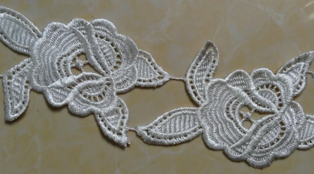 

7cm exquisite high quality water soluble lace trim,clothes and home items DIY decoration materials,XERY14437B