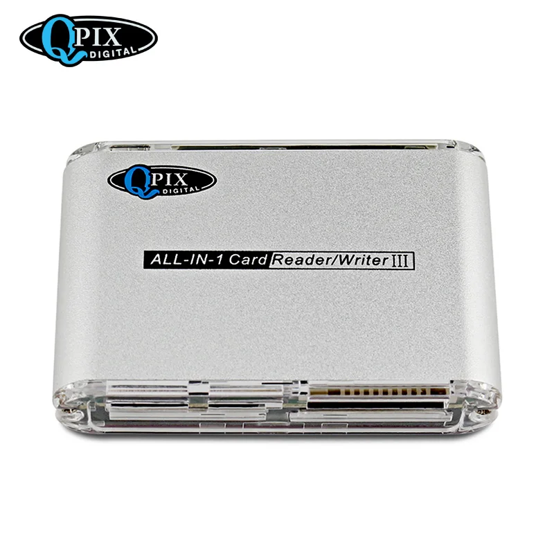 Qpix Digital Micro SD Card Adapter USB Card Reader