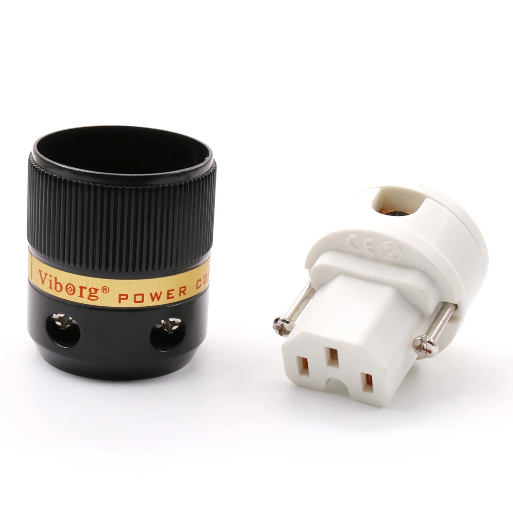 100 ピースビボル VF535 99.998% 赤銅 Iec メス Iec コネクタ Diy の電源コード