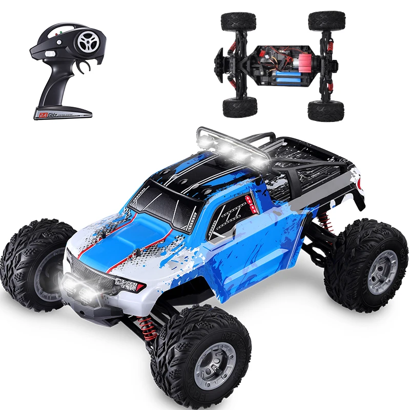 M1211 scala 1/12 fuoristrada RC Racing Car 2.4G elettrico 4WD telecomando auto 45 km/h Drift RC camion ad alta velocità con LED