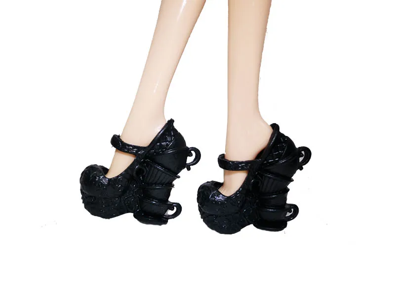 1pair Many Style Your Choice Fashion Design Shoes High Heel Shoes For Monster High Dolls Sandals For 1/6 Monster Dolls