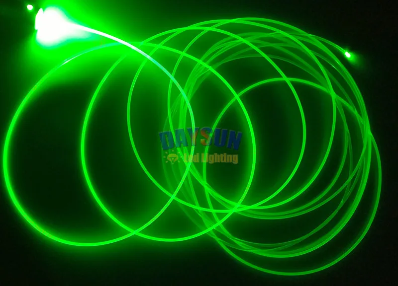 5 Meters Diameter 1.5mm Side Glow Optic Fiber Cable Car DIY Decoration Atmosphere Light Bright Edge Lighting EL Wire Replacement