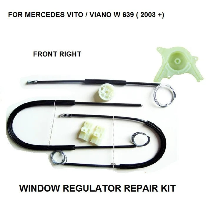 

FOR MERCEDES VITO / VIANO W 639 WINDOW REGULATOR REPAIR KIT FRONT-RIGHT FROM 2003