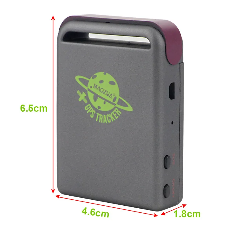 Mini TK102B GPS Tracker Real-time Vehicle GSM GPRS Car Trackers Tracking Locator Device with car charger battery