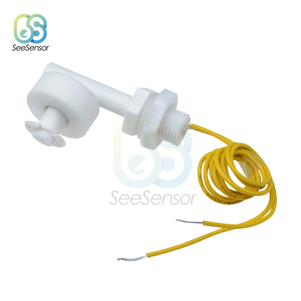 

DC 220V Liquid Water Level Sensor Float Switch Right Angle Flow Measuring Instruments Tools for Fish Tank Sensor Switch