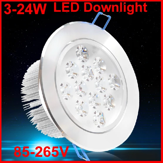 

10pcs LED Downlight Spot Led Light 3W 5W 7W 110V 220V Led Lamp Led Lights For Home 4000K 3000K 6000K Red Green Blue Yellow