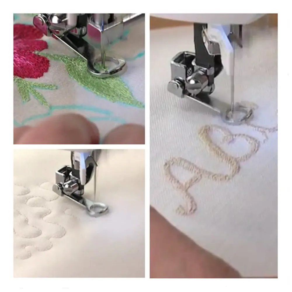 #55417 Metal Low Shank Presser Feet Embroidery Darning Foot  (#006016008) 5BB5240