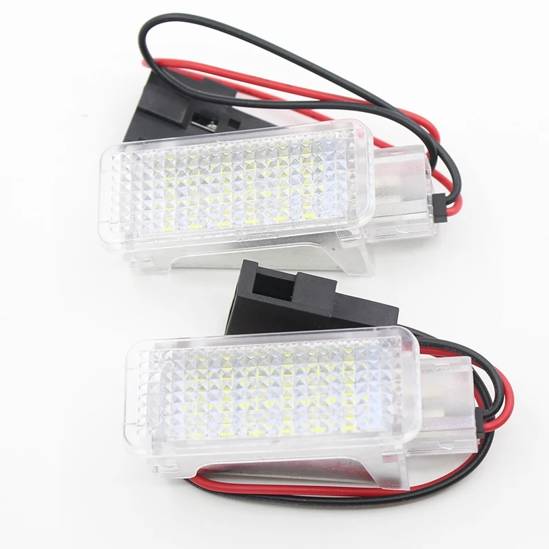 

2pcs Error Free LED Courtesy Glove Box Under Door Foot Light for SKODA SUPERB 2016 - 3V