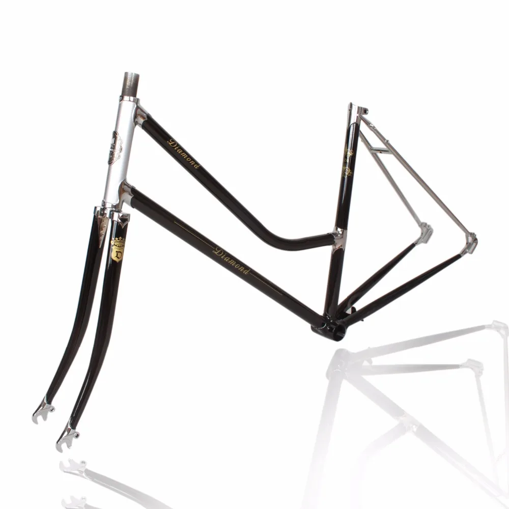 

William retro frame chrome molybdenum steel 4130 frame road bike city bike frame Reynolds 531 FRAME FORK