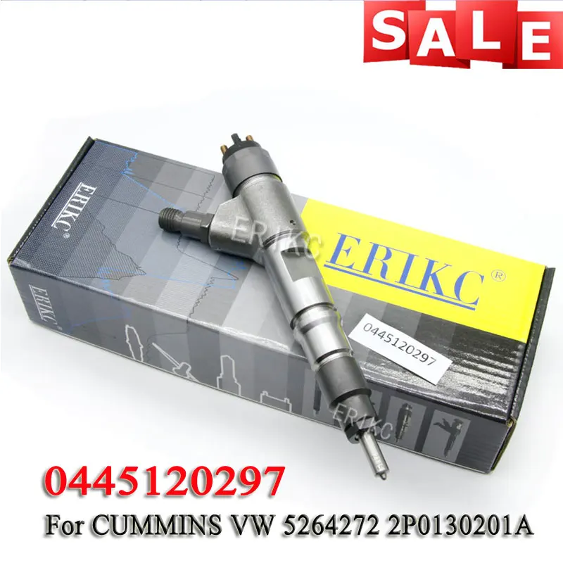 

ERIKC 0445120297 2P0130201A Common Rail Fuel Injector 0445 120 297 Car Diesel Engine Nozzle 0 445 120 297 for CUMMINS 5264272