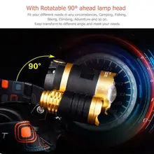 LED Headlamp 3x T6 Zoom with Batteries #5