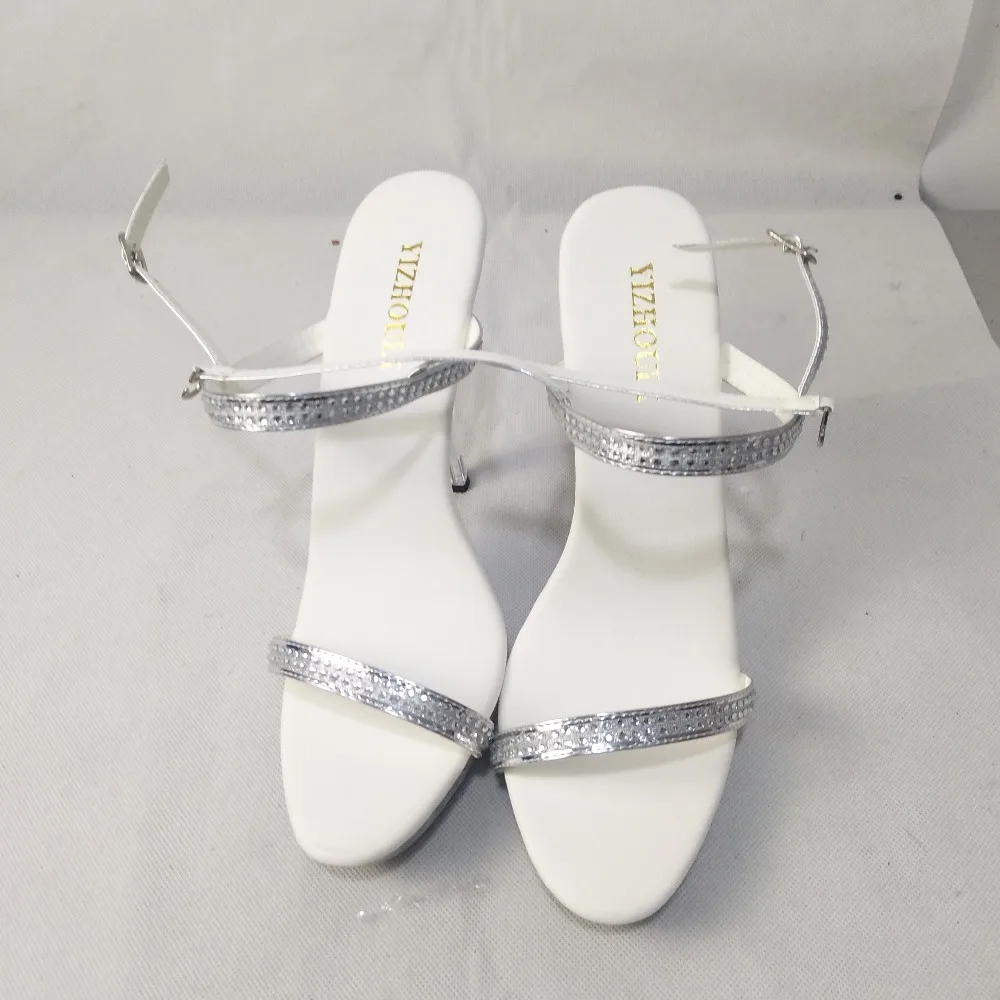 Beautiful dress high heels 13 cm sexy crystal platform sandals, wedding banquet use sandals