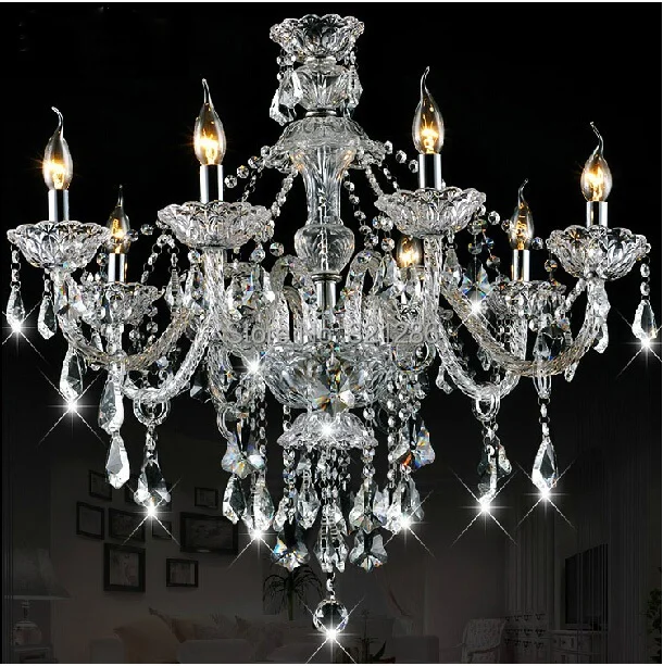 K9 crystal chandelier lighting Modern luxury crystal pendant Chandelier light lighting for bedroom living room dining room light