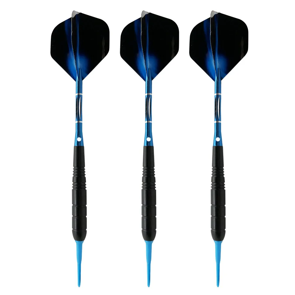 3Pcs 19g Professional Darts Electronic Darts Soft Tip flechette and Aluminum Shafts dardos Tips Flights