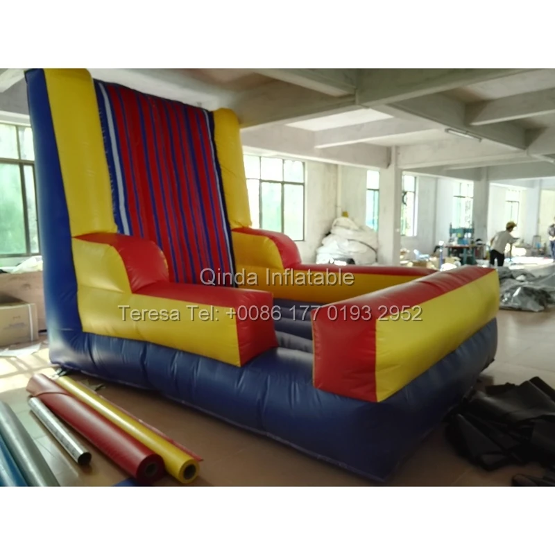 Magic Jumping Game Blow Up Toys Inflatable Stick Wall Bouncy Castle Wall With Suit Inflatable Climb Wall