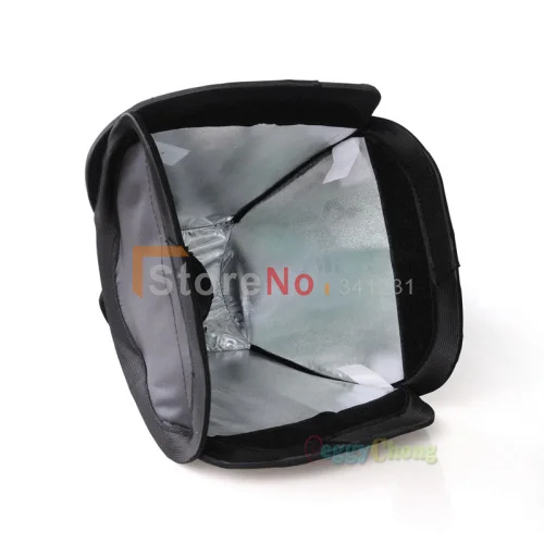 Máy ảnh Flash Diffuser 23 cm Mini Xách Tay 9 inch Softbox Diffuser cho Flash/Speedlite/Speedlight 23x23 cm