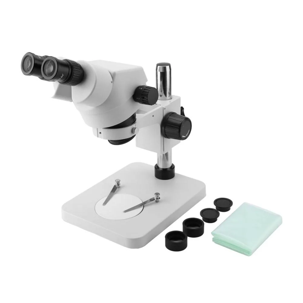 Hot Sale 7X-45X Binocular Magnification Stereo Zoom Microscope High Performance Eyepieces 0.7X-4.5X Zoom Lens Microscope