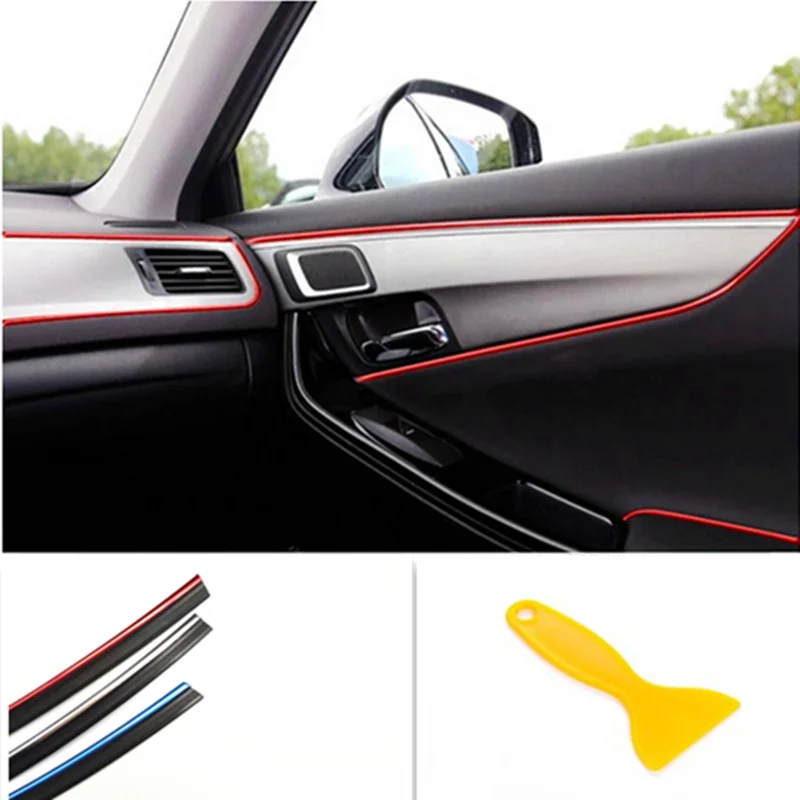 

5M Interior Sticker Decoration Strip Car Styling For Hyundai Solaris Accent Elantra Sonata I40 I10 i20 I30 i35 IX20 IX25 IX35