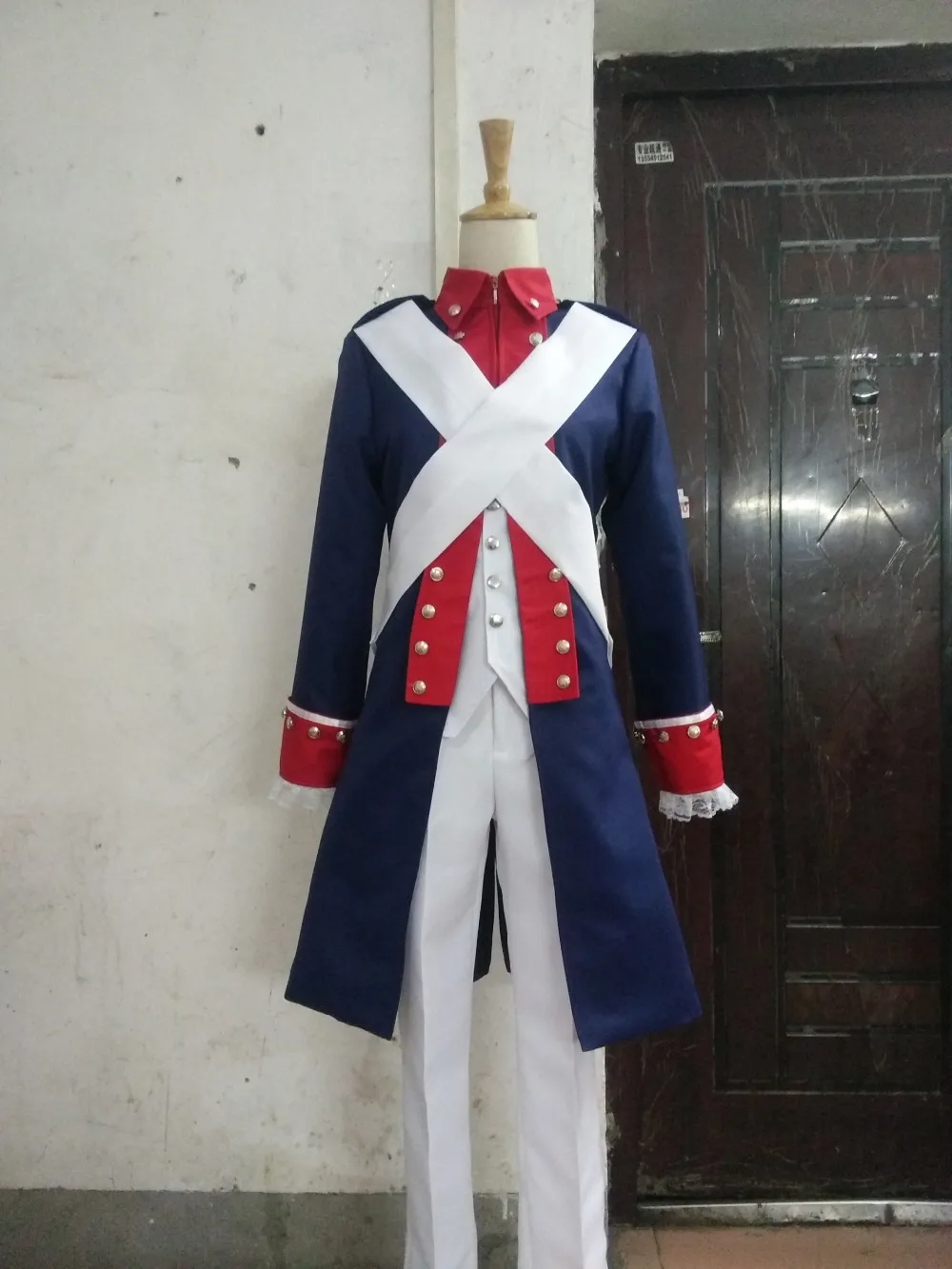 APH Axis Powers Hetalia USA Alfred F. Jones Amerikaanse revolutieversie cosplay