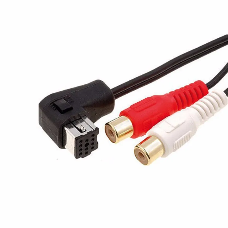 パイオニアIPバス、カーラジオ、オーディオ入力用のRCAケーブル