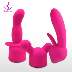 Vibrators Accessory Caps Headgear Hat Extension for Wand Vibrator Sex Toys for Woman Clitoris Stimulator Adult Sex Toy