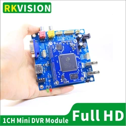 1CH real-time video recorder board AHD1080P HD DVR module for CCTV/industrial, medical surgical endoscope video HDMI HD output