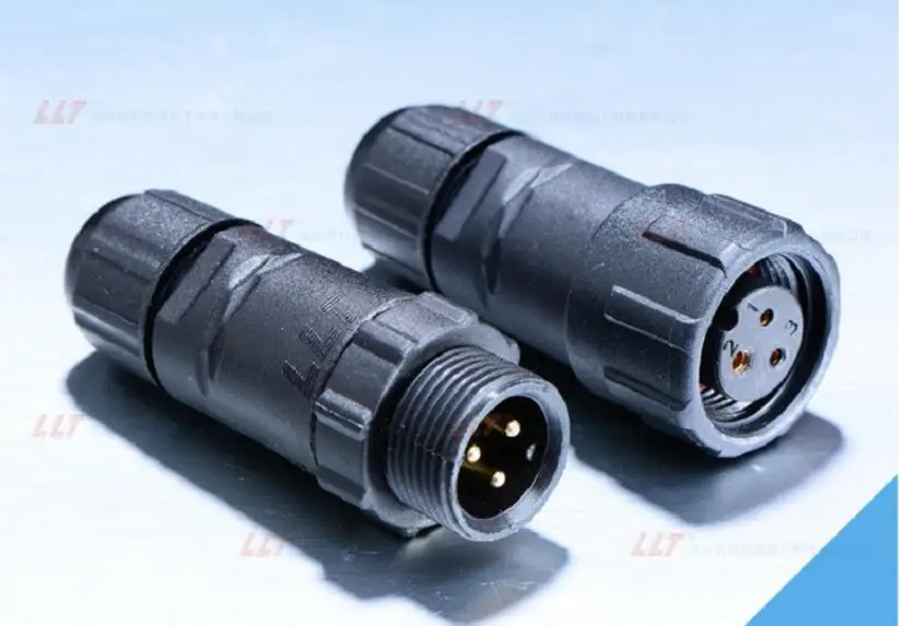 

M14 -3 Pin 250V 15A male and female electrical connector cable size 7.5mmsq