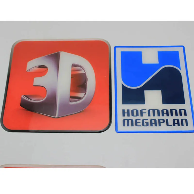 Europese Hot Koop Epoxy 3d Floor Sticker Custom Design Dome Sticker 3d Hars Sticker Kerstcadeau