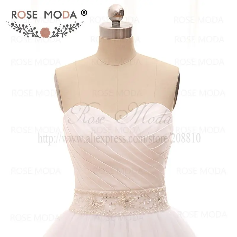 Rosa moda princesa vestidos de casamento foto real