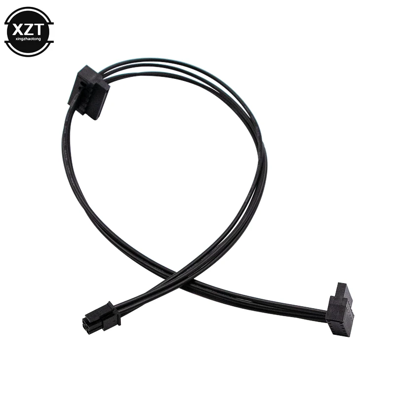 Câble d'alimentation Mini 4 broches tournant 2 SATA pour Lenovo M410 M415 B415 510SA, Interface de carte mère 4 broches vers deux SATA SSD